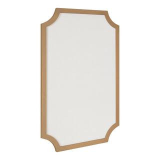Holbrook Gold Fabric Memo Board | The Home Depot