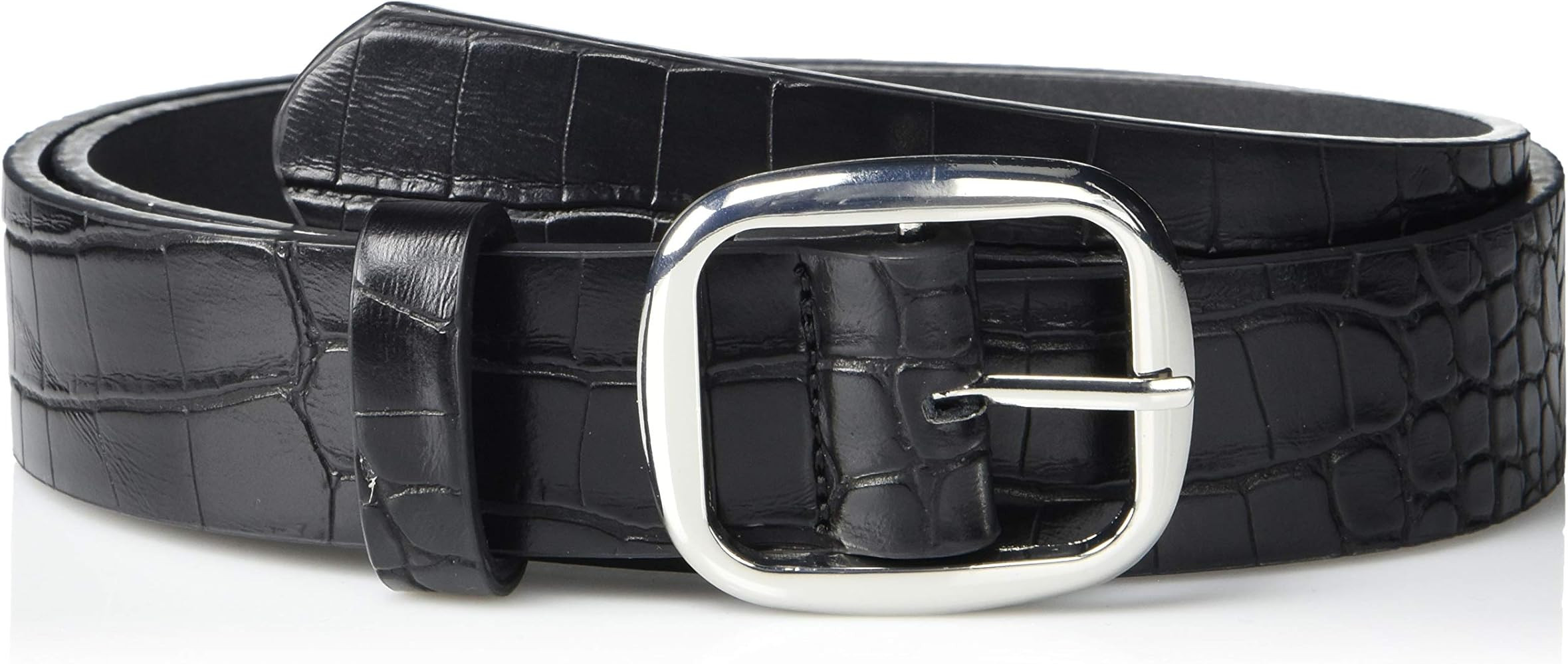 The Drop Women's Toni Oval Buckle Belt | Amazon (US)