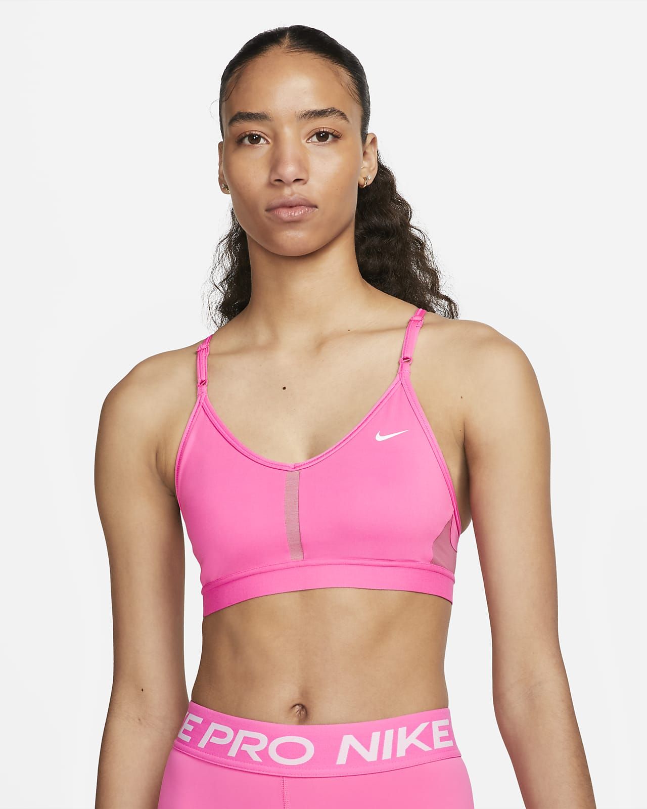 Women's Light-Support Padded V-Neck Sports Bra | Nike (US)