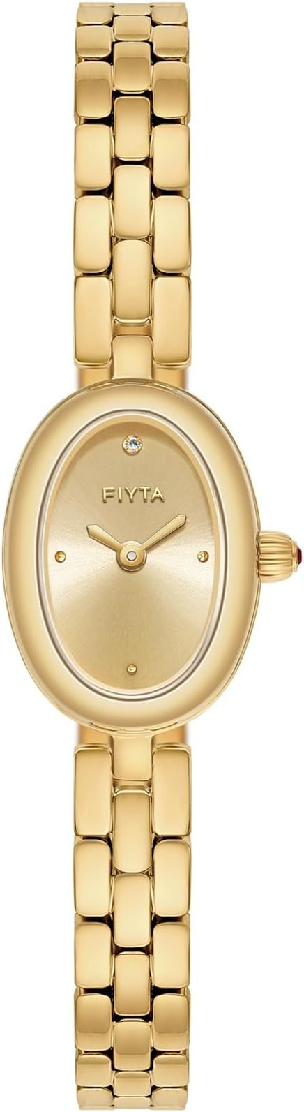 Women's Watch - Elegant Gold Small Oval Vintage Watch with Sapphire Crystal; Ruby-Inlaid Crown, 3... | Amazon (US)
