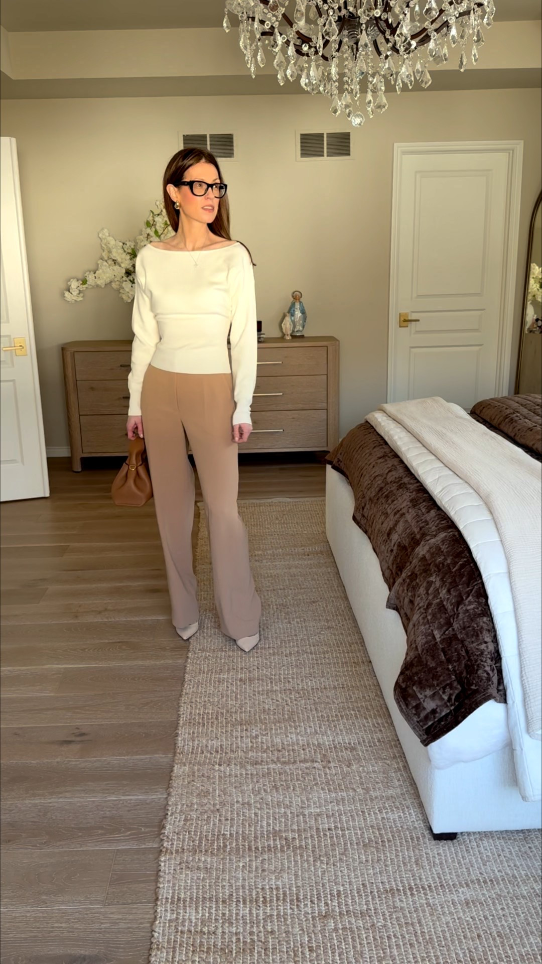 Light colored neutrals are my go to uniform. They always look chic and elegant. This lightweight sweater is perfect for spring.  @Aritzia 

#LTKootd #LTKgrwm #LTKWorkwear