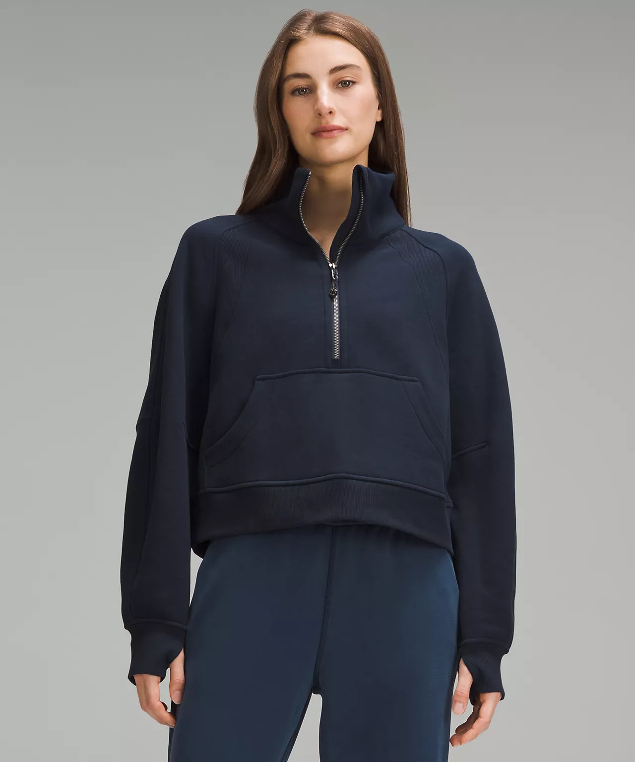 Scuba Oversized Funnel-Neck Half Zip | Women's Hoodies & Sweatshirts | lululemon | Lululemon (US)