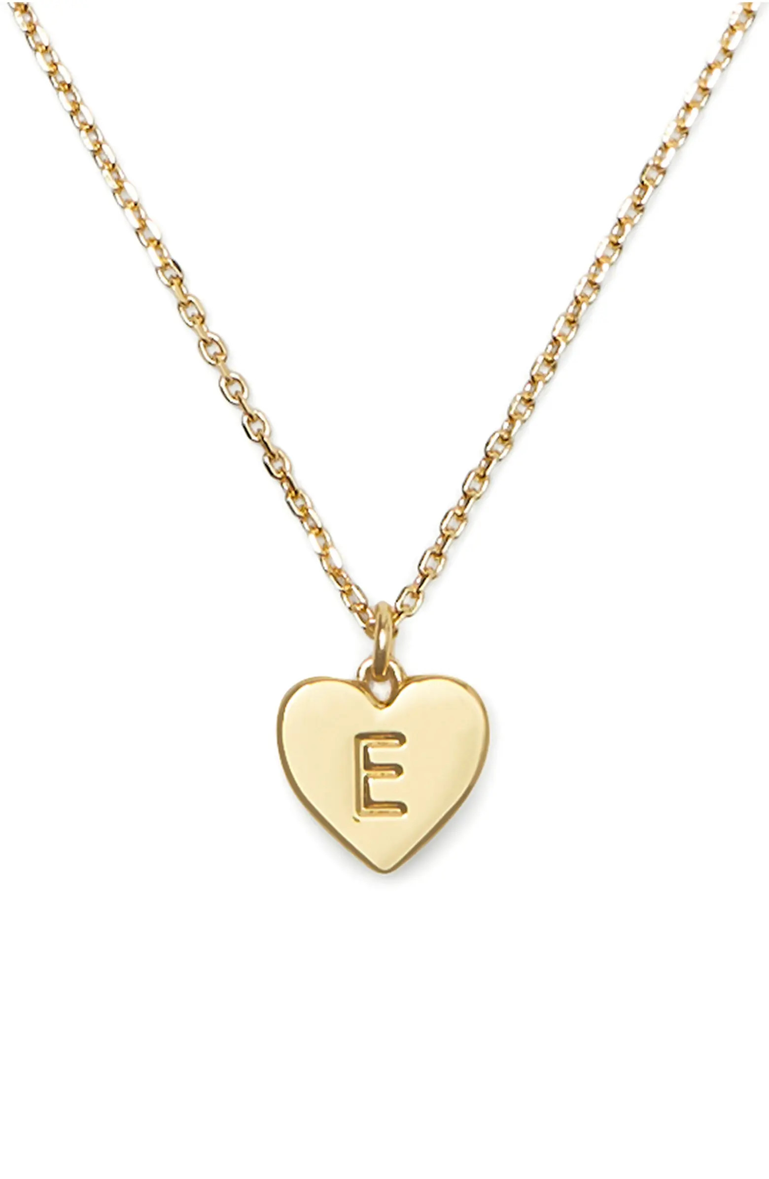 initial heart pendant necklace | Nordstrom