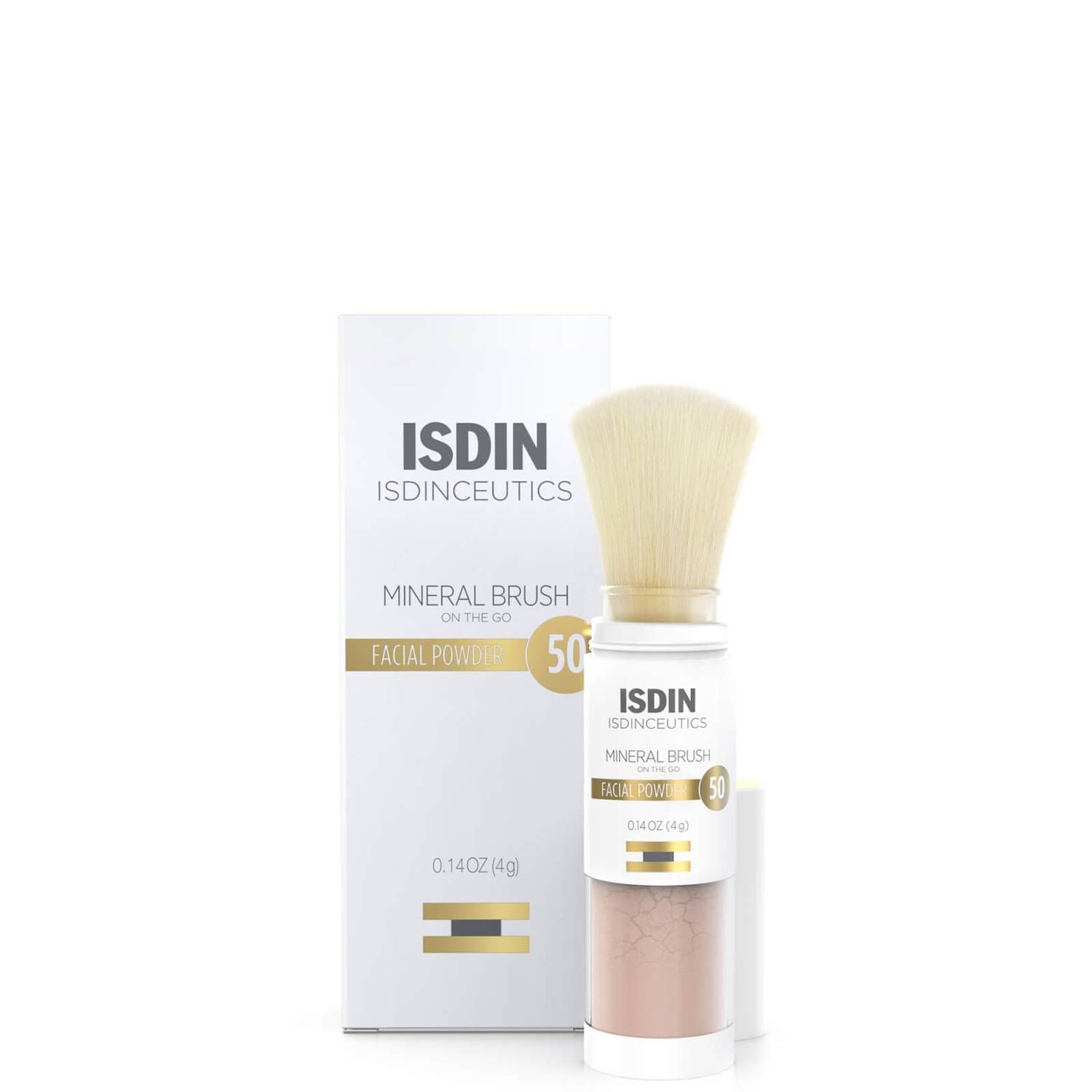 ISDIN ISDINCEUTICS Mineral Brush 100% Mineral Powder Matte Finish with Zinc Oxide 0.14 oz | Dermstore (US)