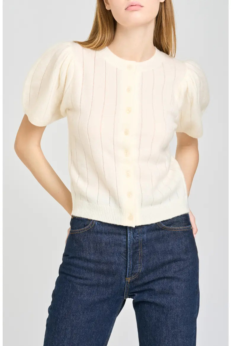 Bridget Puff Sleeve Cardigan (Women) | Nordstrom | Nordstrom