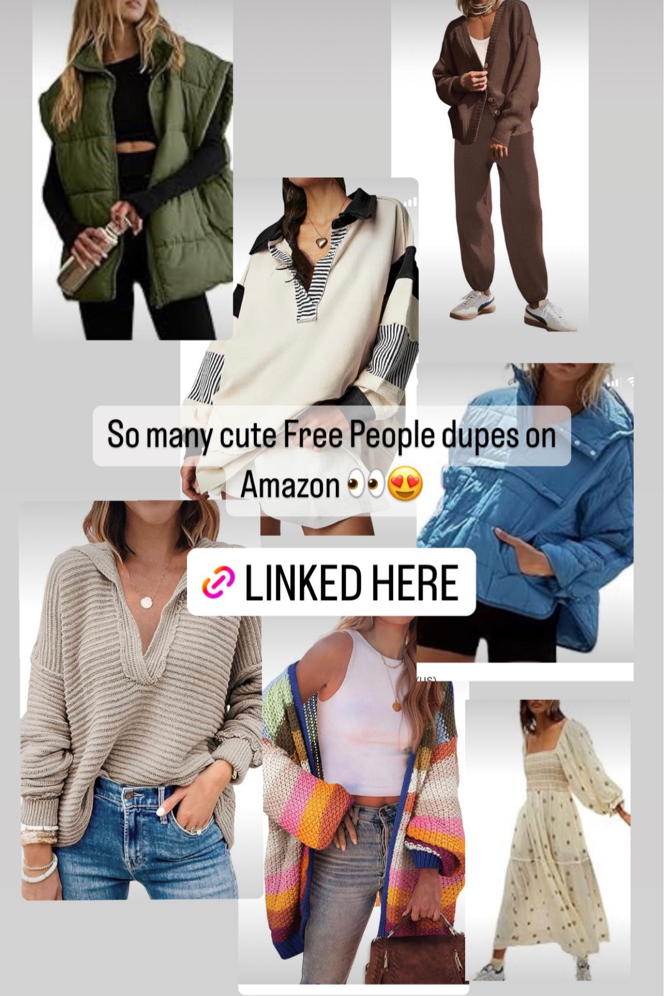 Free People dupes on Amazon I’m loving!  #amazon #sale #freepeople #dupe