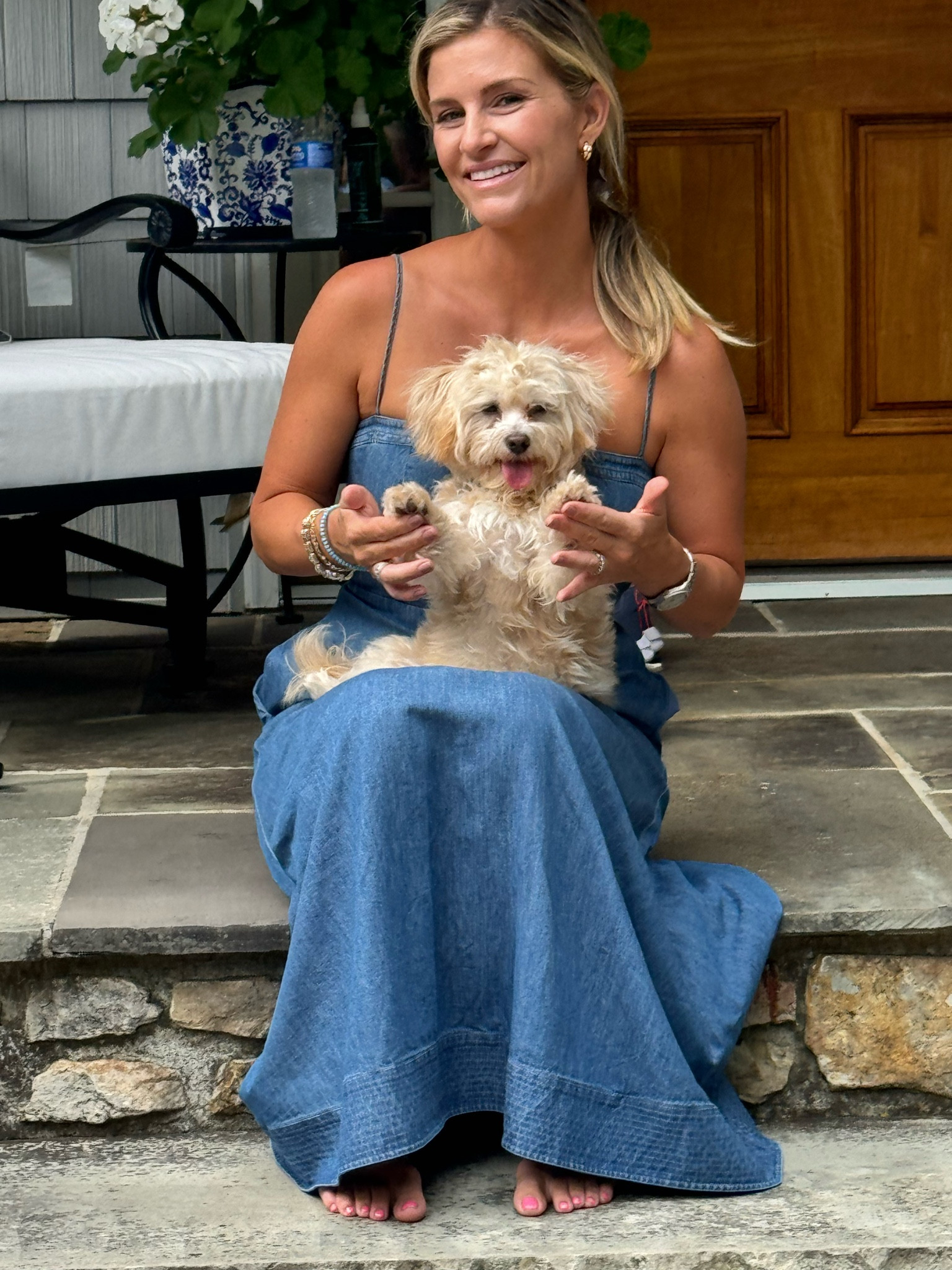 Great basic denim dress. I’m in an XXS. 

#LTKBacktoSchool #LTKSeasonal #LTKOver40