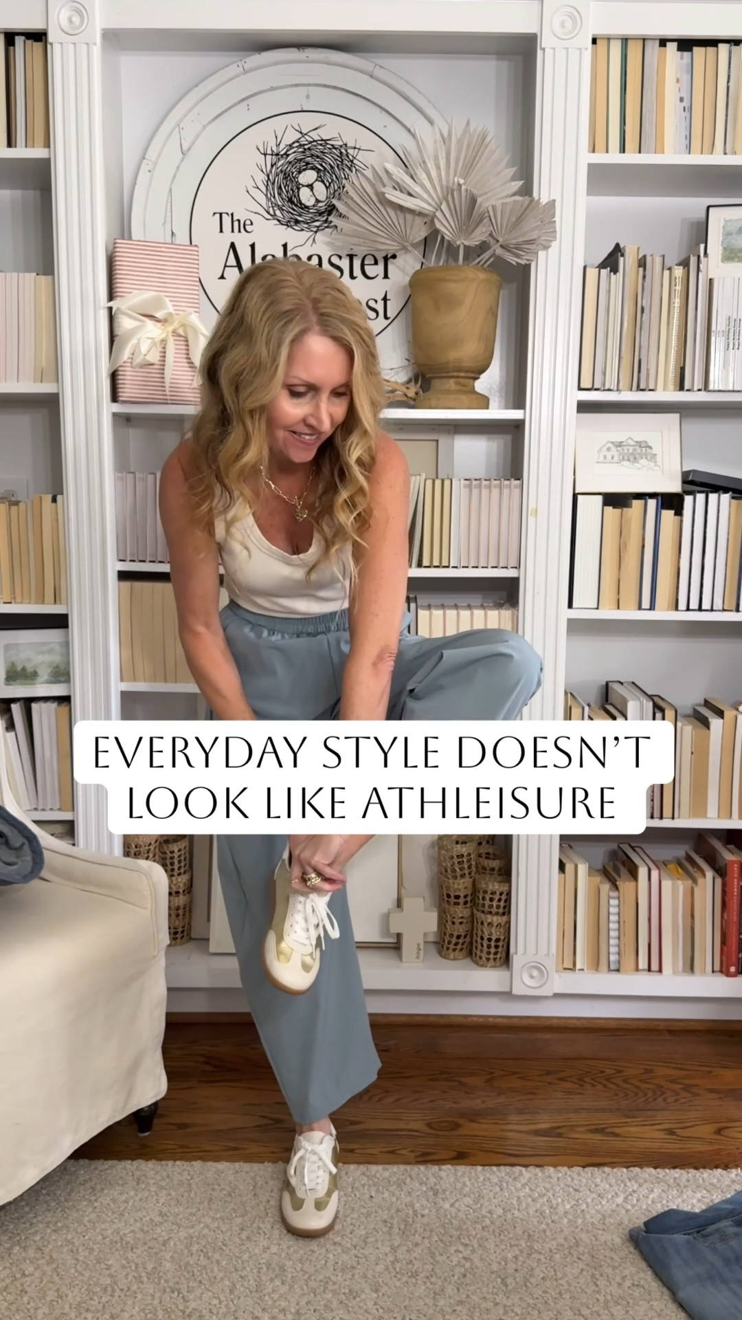 Love this everyday look🤍🤍 
These barrel pants are super comfy and come in several colors- wearing a small 

#LTKdayinmylife #LTKootd #LTKgrwm