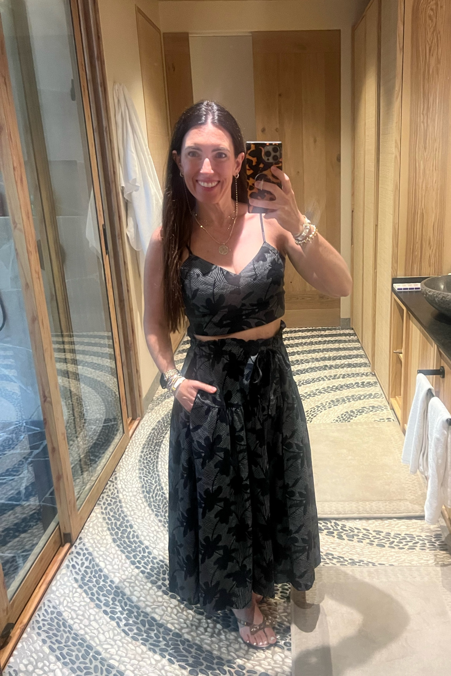 Midi skirt sets for the win! Lots of color options. Wearing size small in both pieces  

#LTKStyleTip #LTKFindsUnder50 #LTKOver40