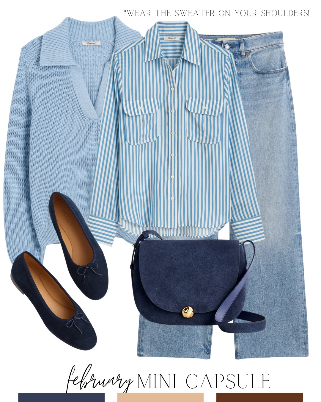 February mini capsule February outfits

#LTKStyleTip #LTKOver40 #LTKSeasonal