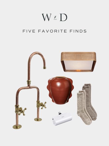 Shop this week’s Five Favorite Finds — the customizable brass and copper faucet I’m putting in our greenhouse, the flush mounts we last-minute decided on as a change for the mudroom, my one and only Nordstrom Anniversary Sale purchase, and more.

#LTKtravel #LTKhome #LTKxNSale