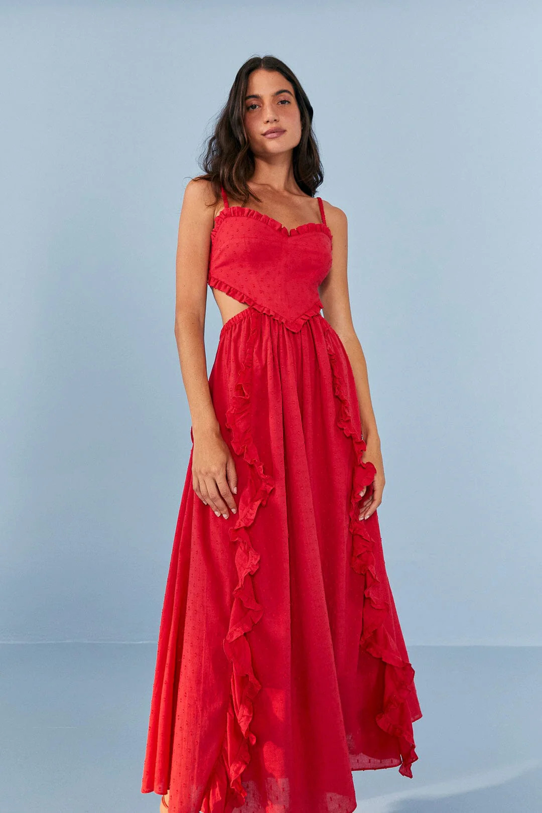 Red Heart Maxi Dress | FarmRio (US)