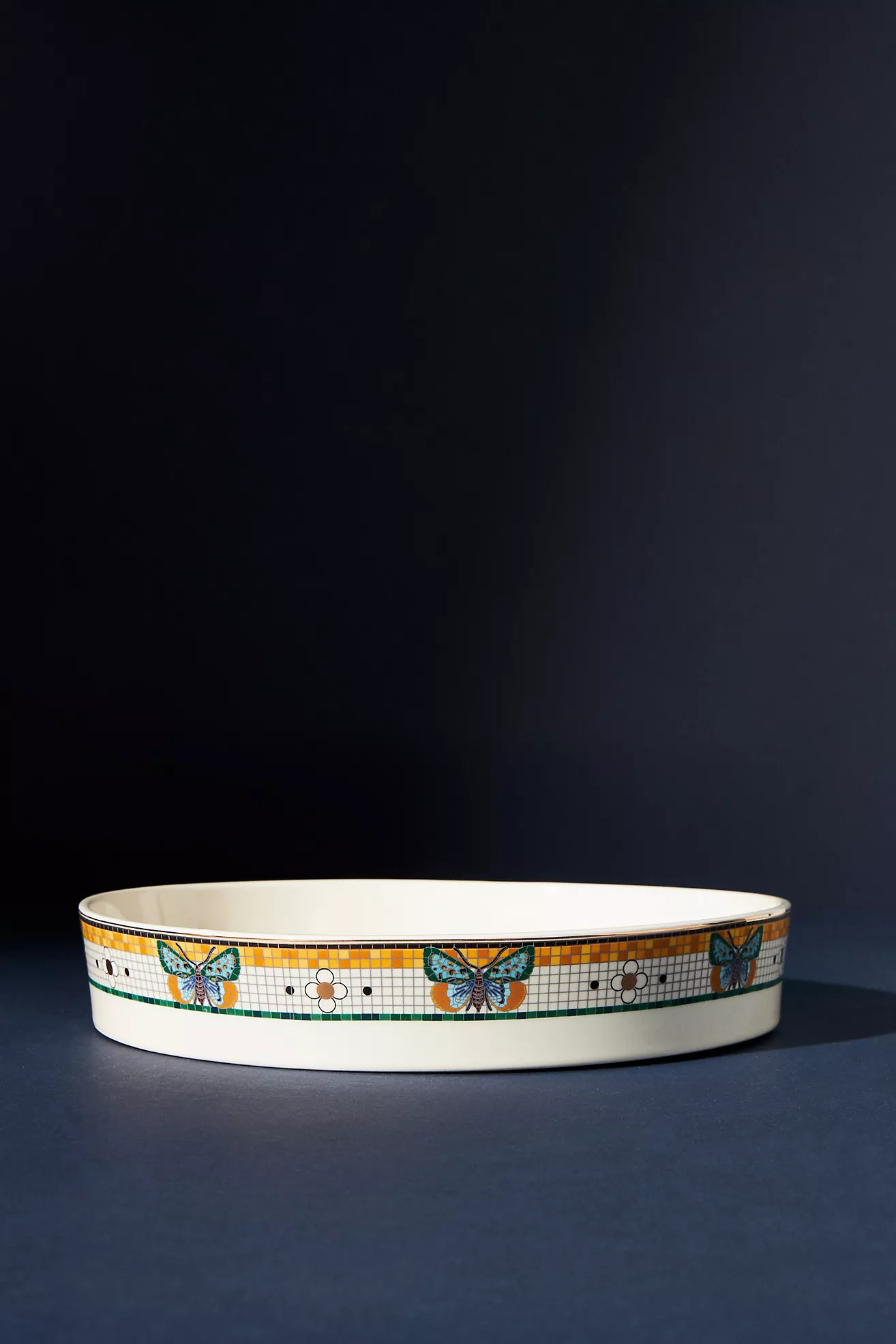 Bistro Garden Tile Pie Dish | Anthropologie (US)