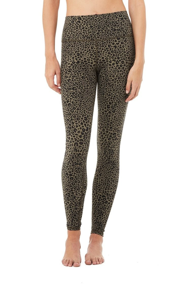 High-Waist Vapor Leopard Legging | Alo Yoga (US)