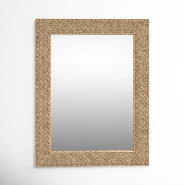 Coriander Rattan Rectangle Wall Mirror | Wayfair North America