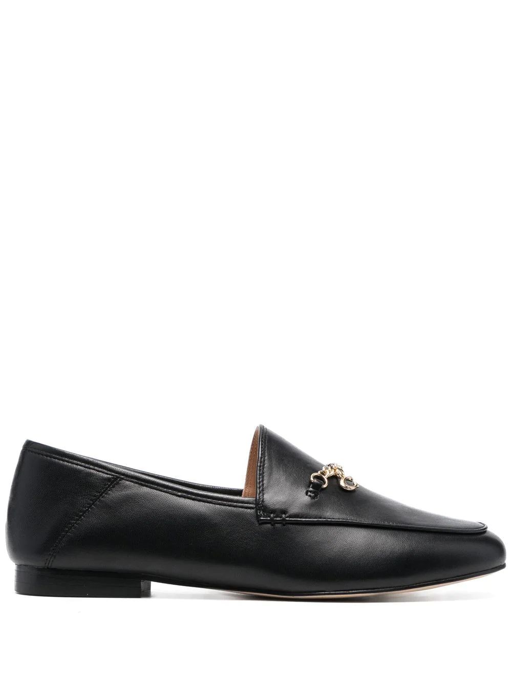 Coach Hannah chain-strap Leather Loafers - Farfetch | Farfetch Global