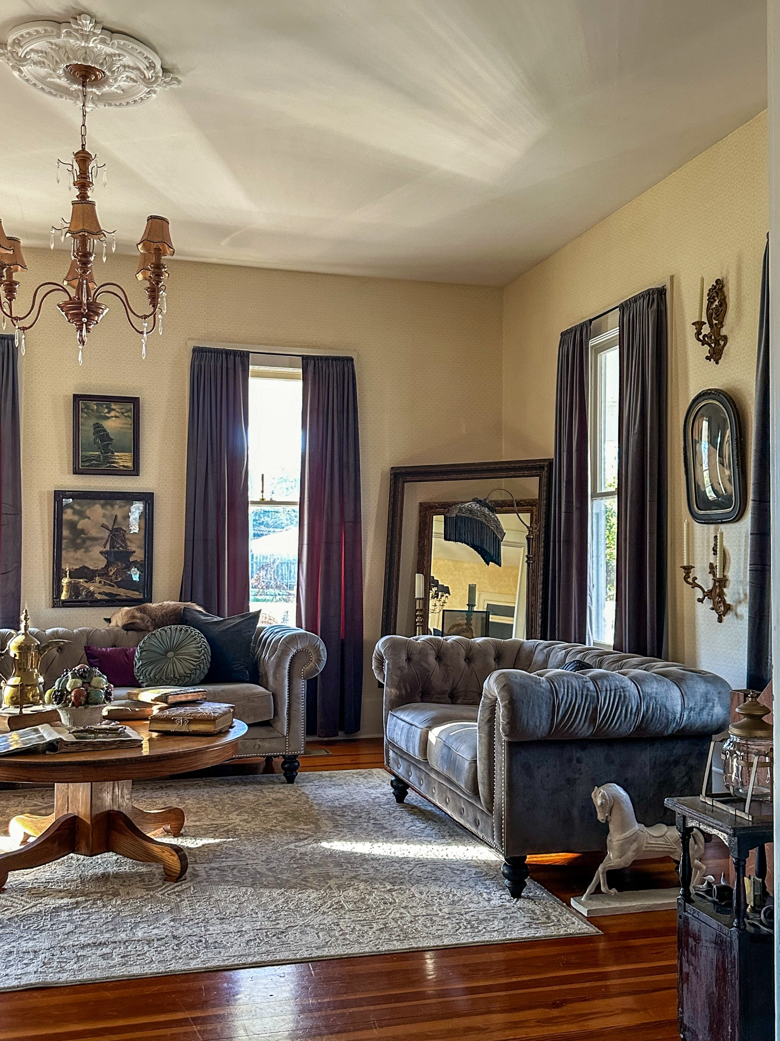 I never grow tired of how the sun filters through this house at different times of the day. The way the warmth tip toes through the rooms reflecting light in shimmering patterns, breathing life into every corner. 

I live for the simple joys found in these everyday moments.

#LTKhome