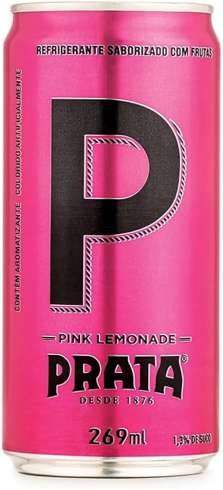 Refrigerante Pink Lemonade Prata Lata 269ml | Amazon (BR)