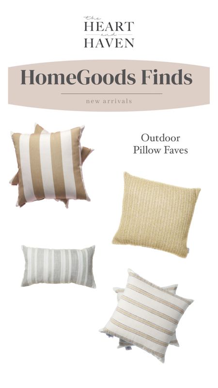 #homegoods outdoor pillow favorites 