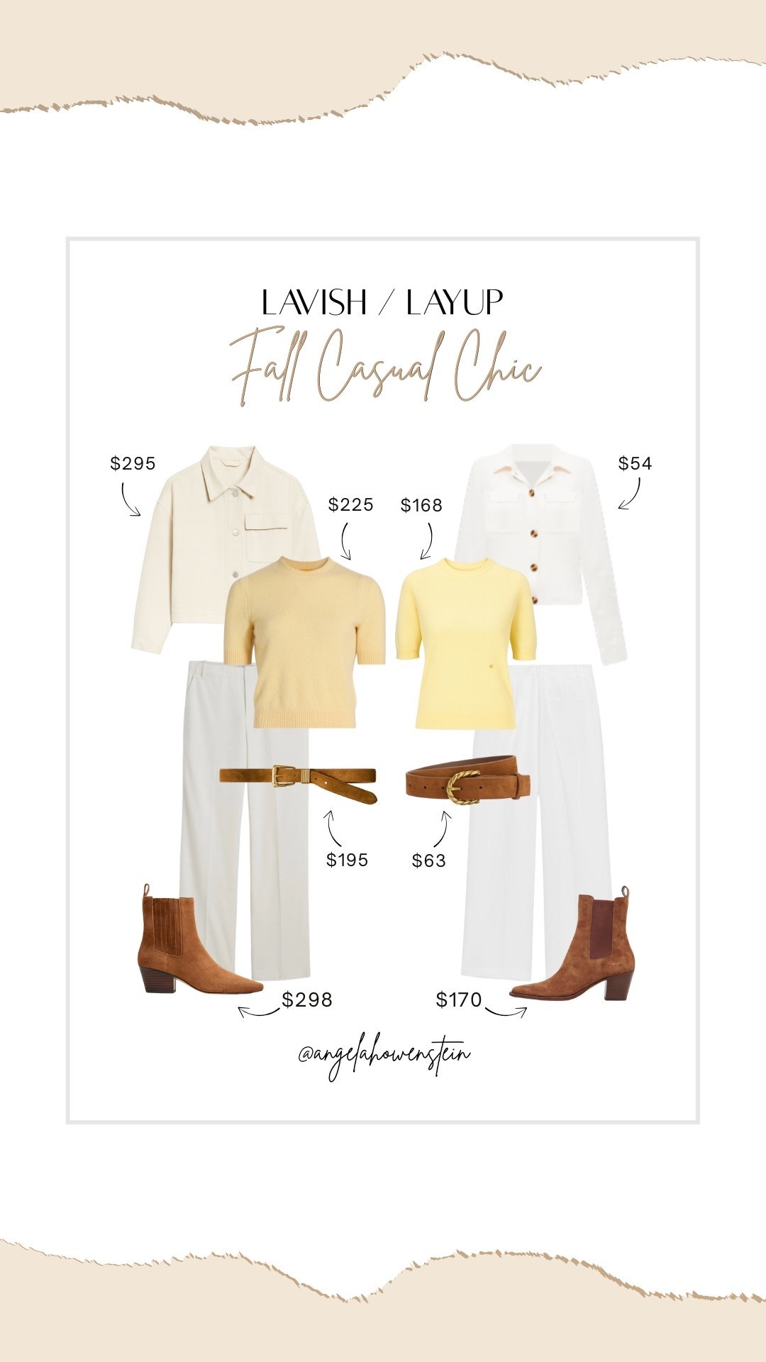 Fall layers, two ways.  Same chic look, two different price points—because style doesn’t have to cost a fortune. 

#LTKFinds #ltkfashion #falloutfits #casualchic #over40style #neutralstyle #save #splurge


#LTKOver40 #LTKStyleTip #LTKShoeCrush
