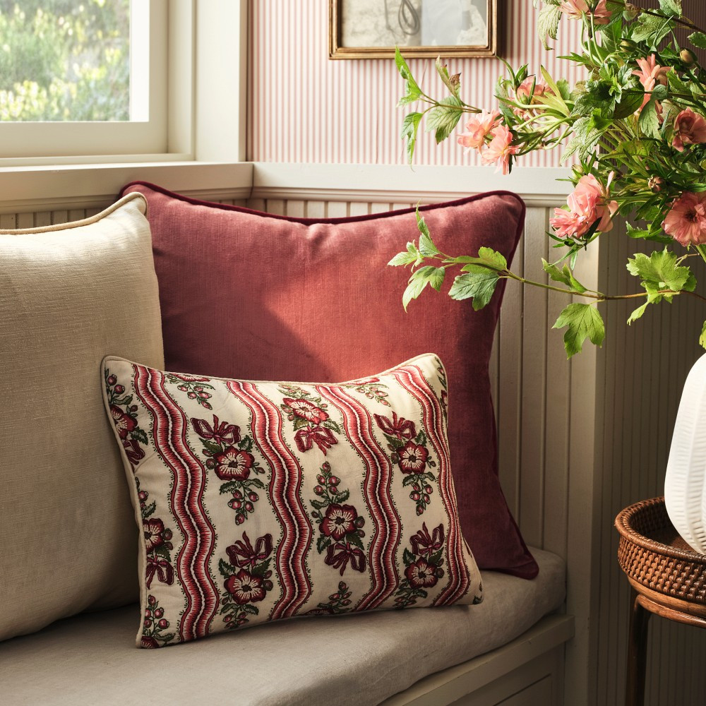 Hill House x Williams Sonoma Home Peony Scallop Boudoir Pillow Cover | Williams-Sonoma