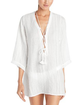 Natalie Front Tie Tunic Swim Cover-Up | Bloomingdale's (US)