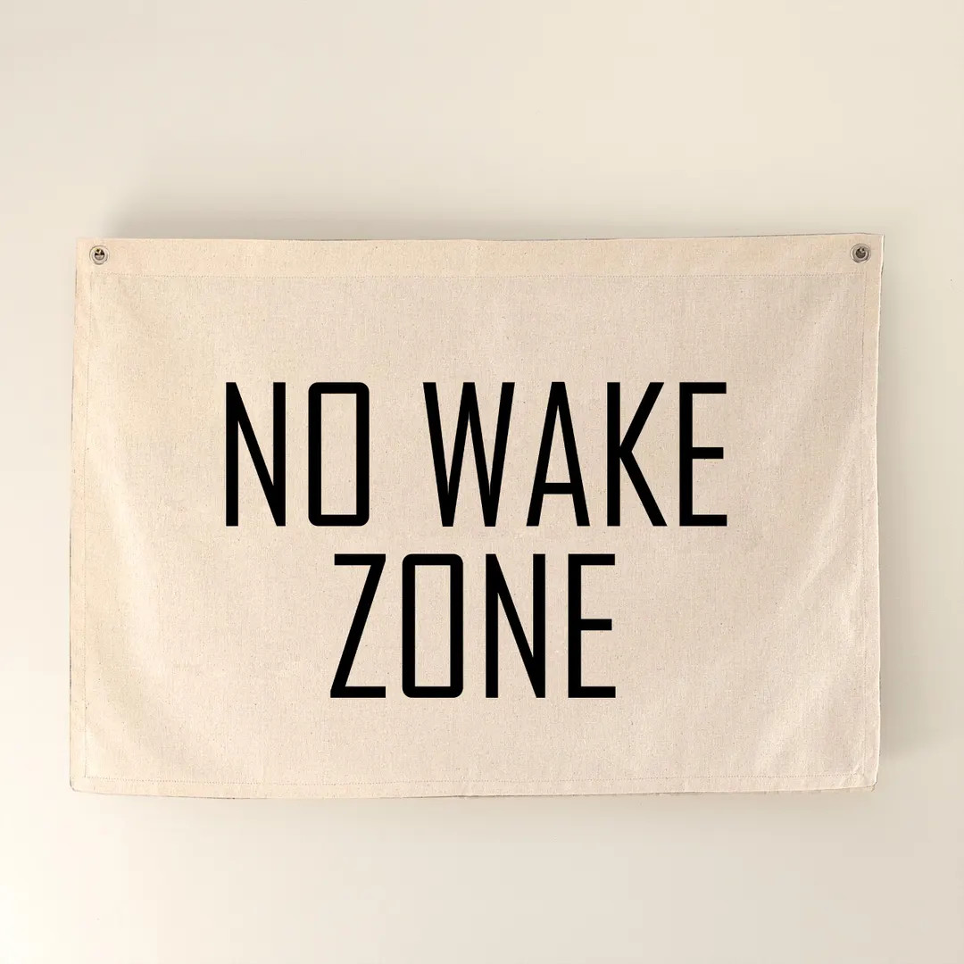 No Wake Zone Canvas Banner, Lake House Coastal Decor | Etsy (US)