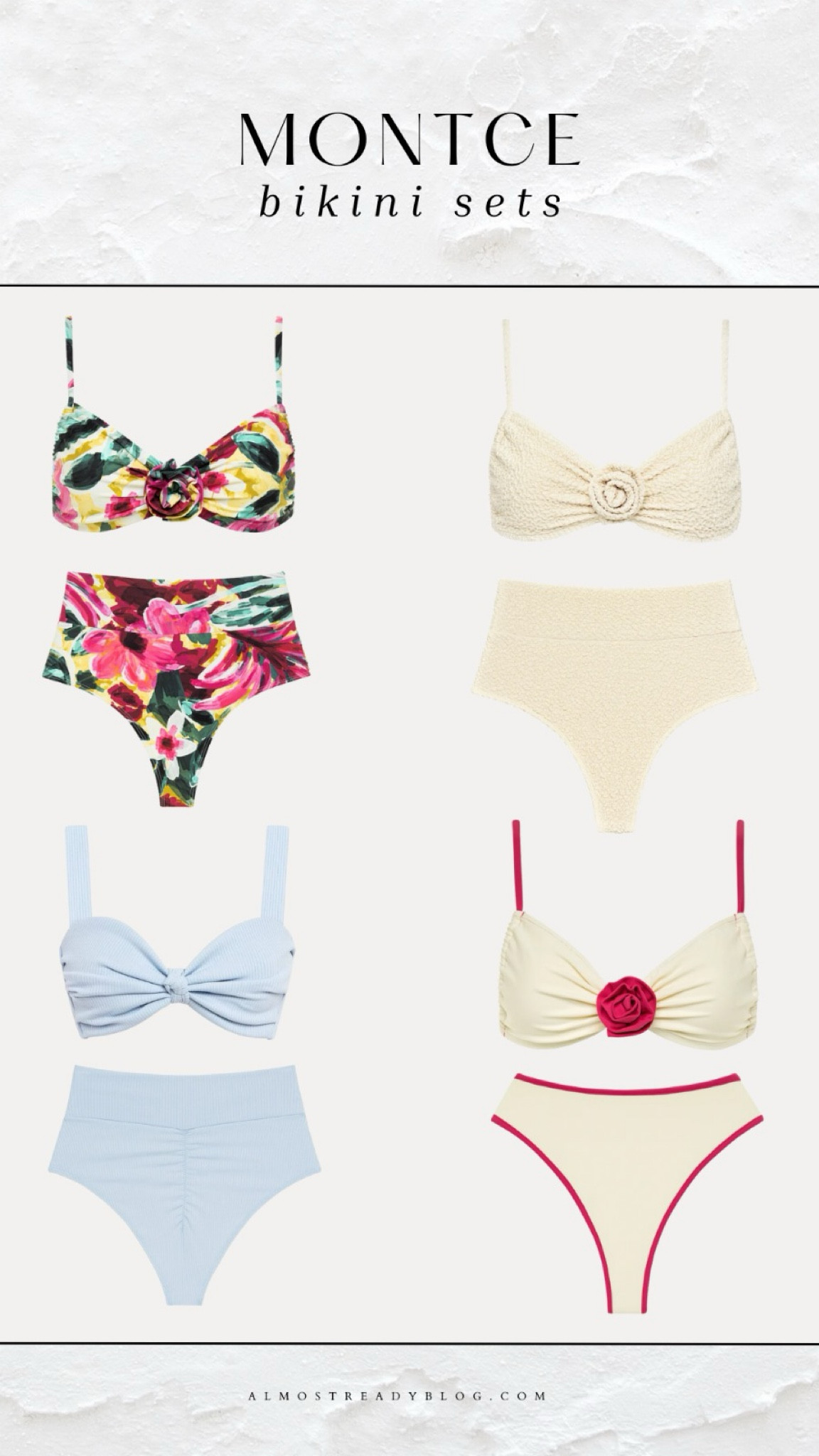 Montce bikini sets, beach vacation, summer essentials, resort wear, swimwear, swimsuits 

#LTKFindsUnder100