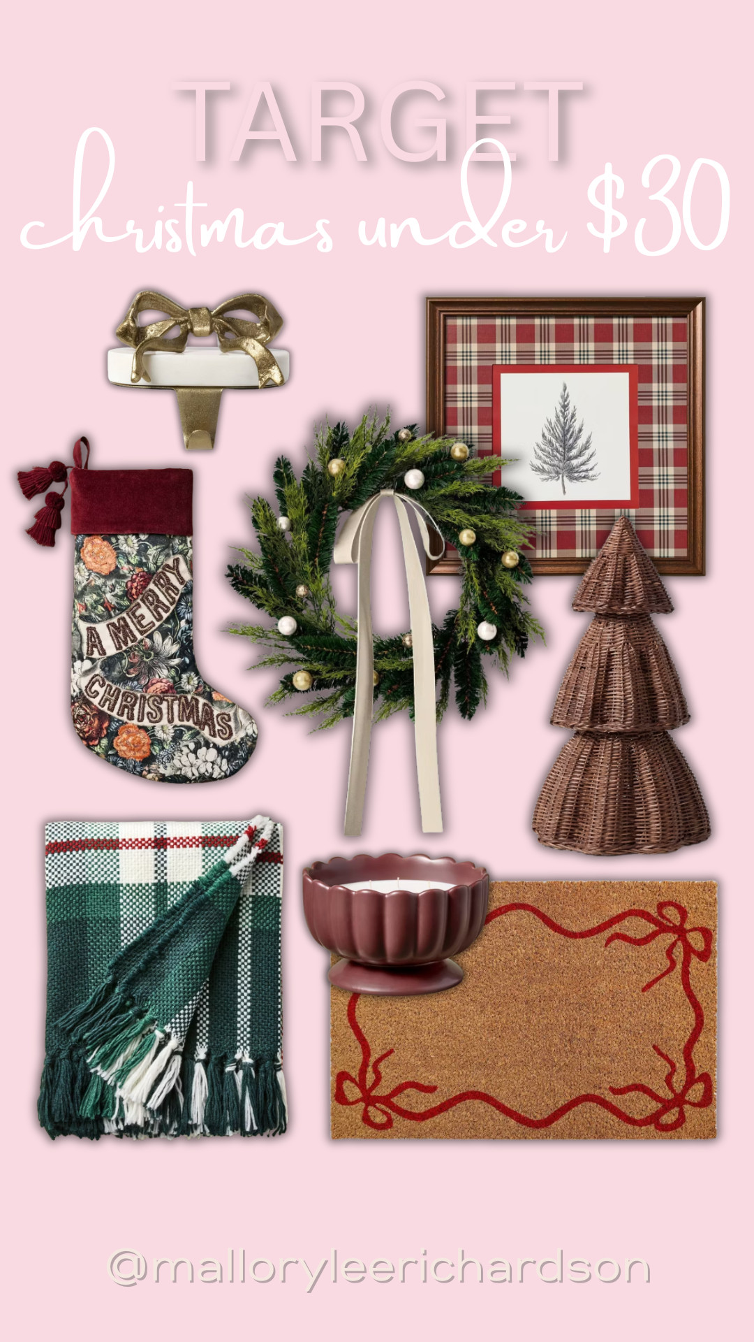 Target Christmas under $30!

christmas, xmas, xmas collection, target christmas, target xmas, xmas under $30, finds under $30, christmas finds, christmas decor, Mallory Lee Richardson 

 

#LTKHoliday #LTKHome #LTKFindsUnder50