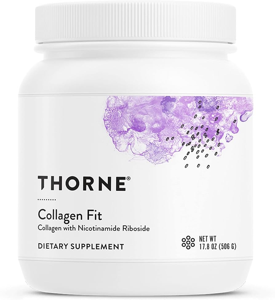 Thorne Collagen Fit - Unflavored Collagen Peptides Powder with Nicotinamide Riboside -15g of Coll... | Amazon (US)