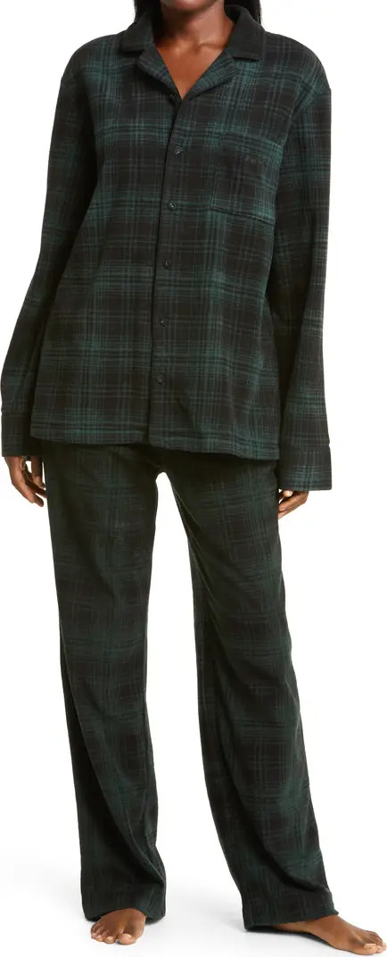 SKIMS Plaid Sleep Shirt & Pants Set | Nordstrom | Nordstrom