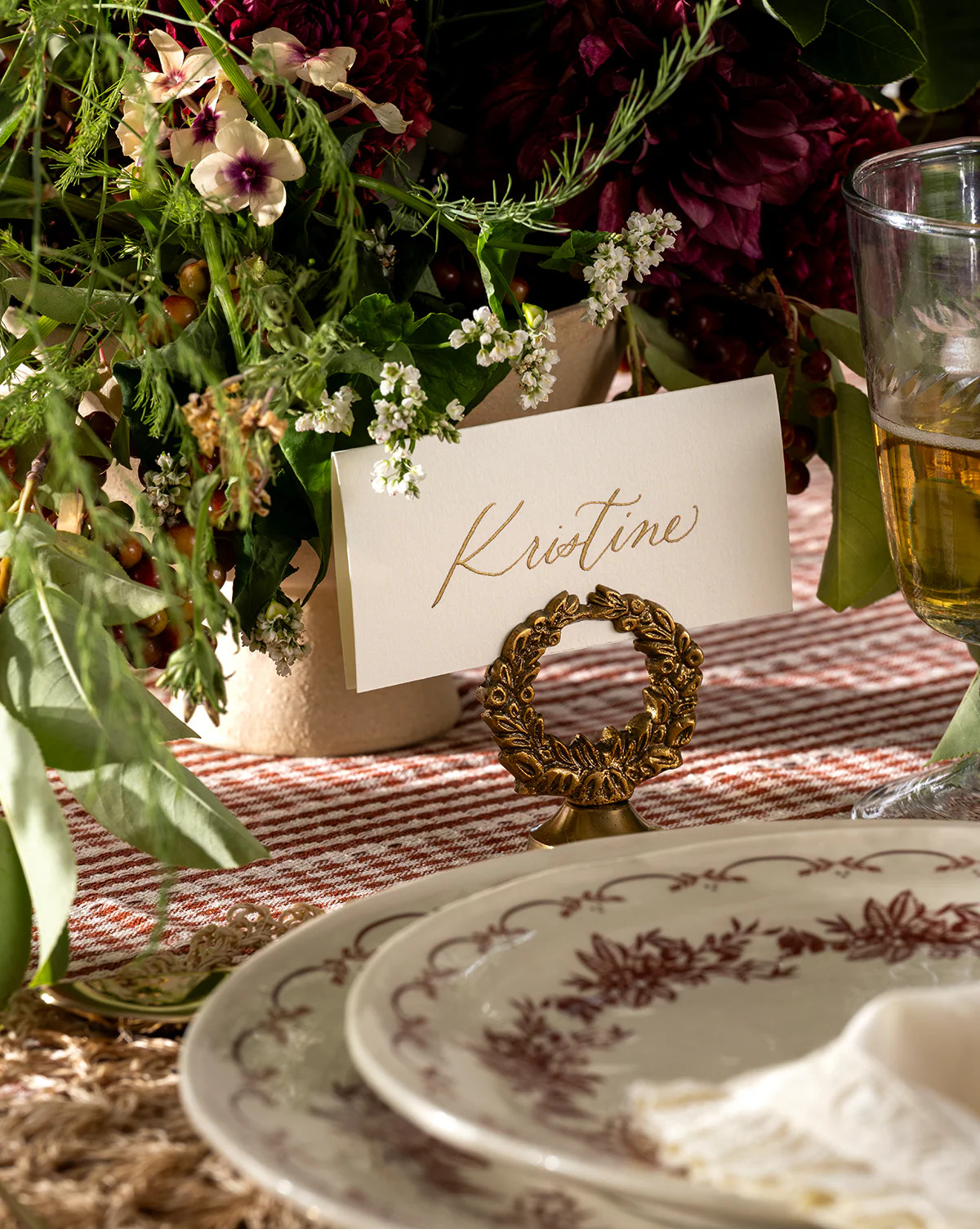 Laurel Place Card Holder (Set of 4) | McGee & Co. (US)