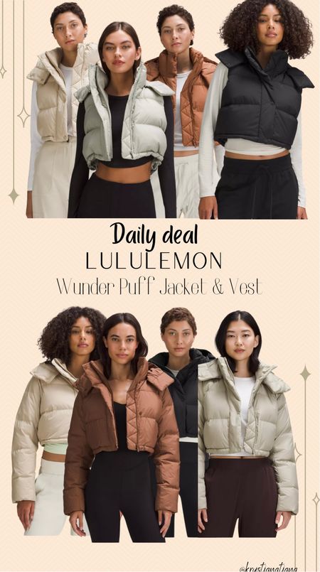 Lululemon Daily Deal! Jackets and Vests on Sale!










Lululemon, Winter Fashion, Fall Fashion, Vests, Jackets

#LTKGiftGuide #LTKCyberWeek #LTKsalealert