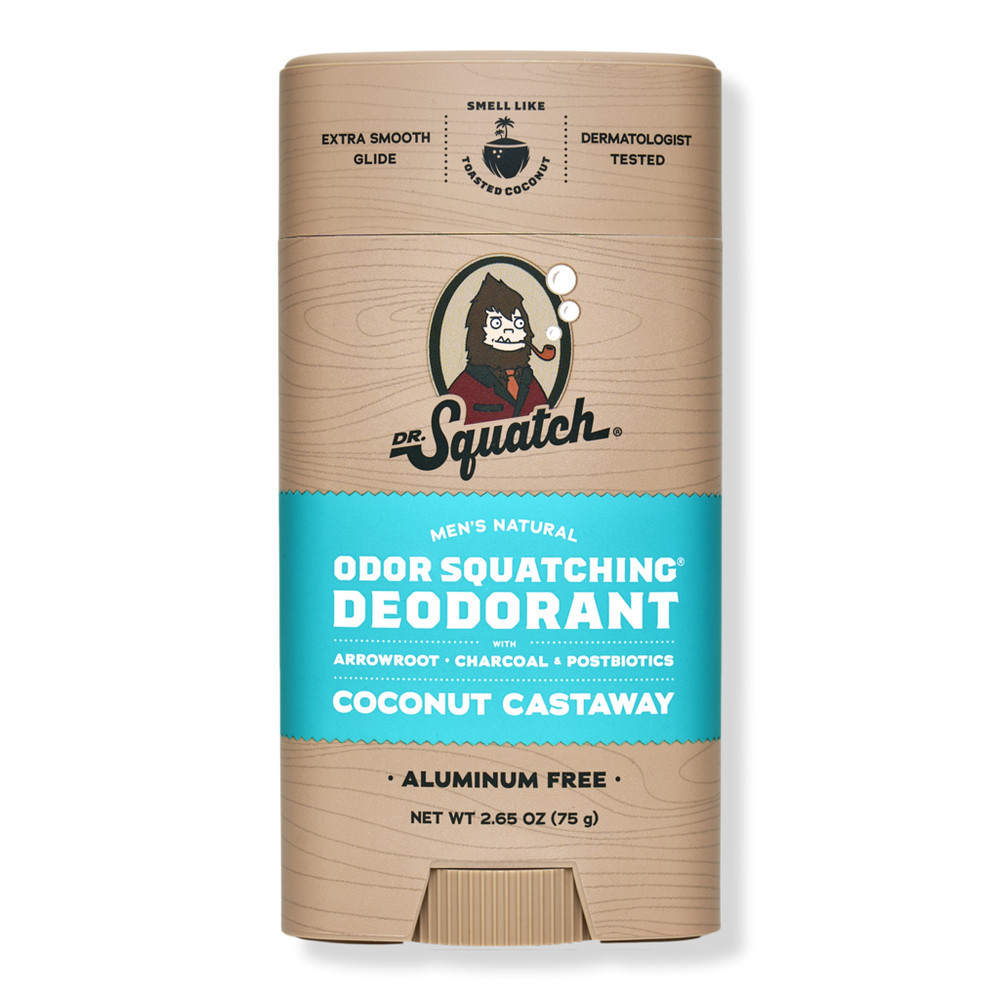 Dr. Squatch Men's Natural Odor Squatching Deodorant - Coconut Castaway | Ulta