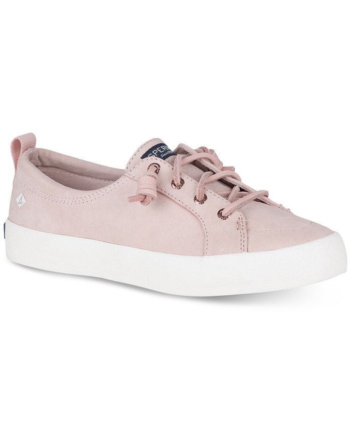 Women's Crest Vibe Leather Sneakers, Created for Macy's | Macys (US)