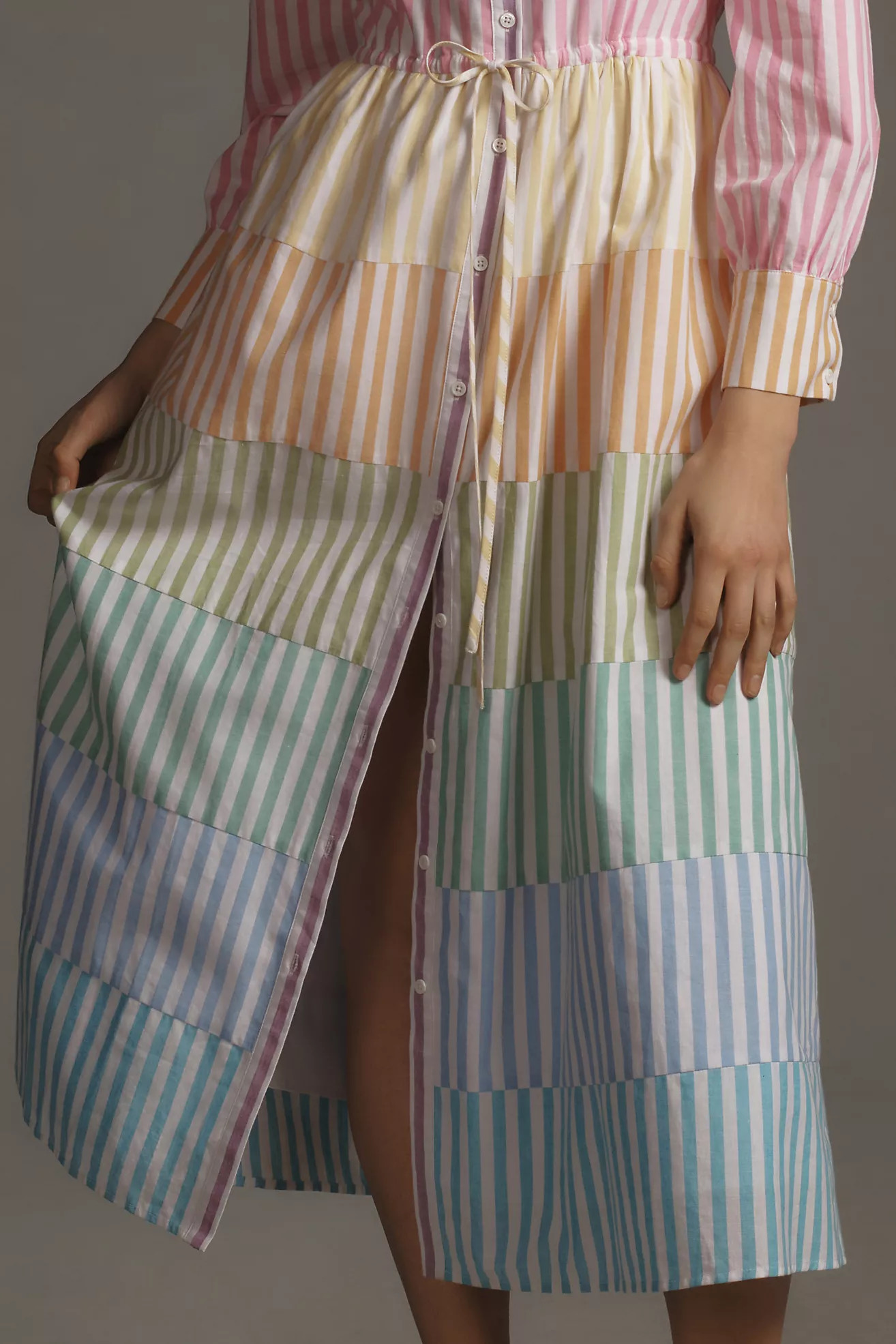 English Factory Long-Sleeve Midi Dress | Anthropologie (US)