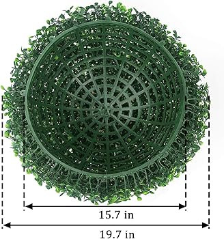 Sunnyglade 2 PCS 19.7 inch 4 Layers Artificial Plant Topiary Ball Faux Boxwood Decorative Balls f... | Amazon (US)
