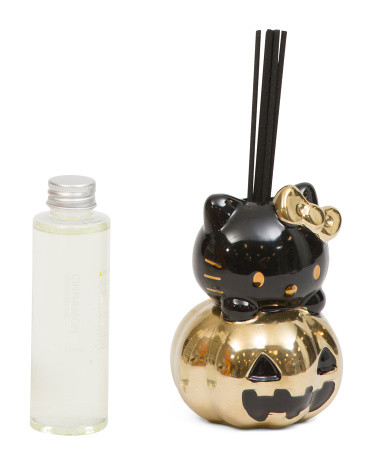 Cinnamon Gold Tone Pumpkin Reed Diffuser | TJ Maxx