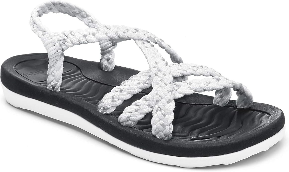 Women's Comfortable Walking Sandals with Arch Support, Athletic Hiking Sandals for women,Wadable ... | Amazon (US)
