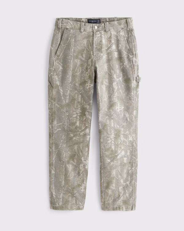 Athletic Loose Workwear Pant | Abercrombie & Fitch (US)