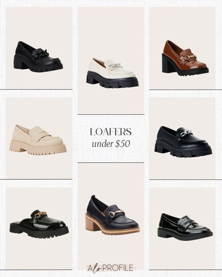 Walmart Fashion : Loafers Under $50 // Fall shoes, loafers, Walmart fashion, Walmart fall fashion, Walmart fall outfits, fall fashion, fall fashion from Walmart, Walmart finds, fall style, fall trends, fall outfits, affordable style, affordable fashion