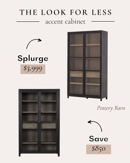 Pottery Barn inspired cabinet! This is an identical cabinet for a fraction of the price! 

PB dupe, get the look for less, designer inspired #home #diningroom #homeoffice #accentfurniture 

#LTKhome