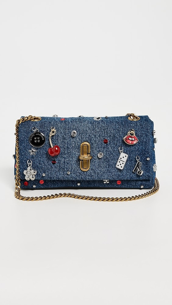 The Trinket Charm Denim Dual Chain Mini Bag | Shopbop