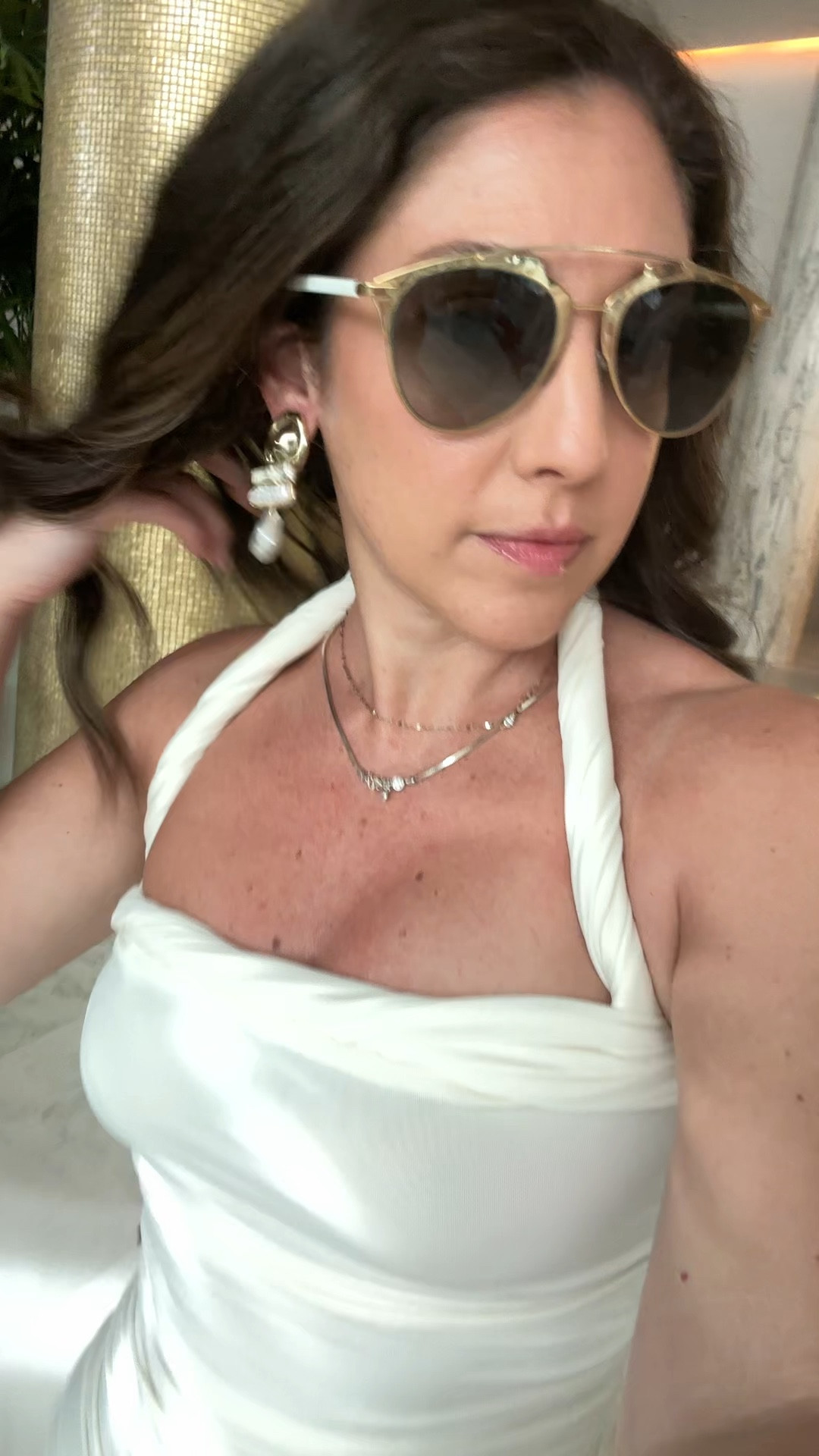 Birthday look!!!! I love this Meshki dress 🤍🤍I got a size small  

#LTKSeasonal #LTKTravel #LTKootd