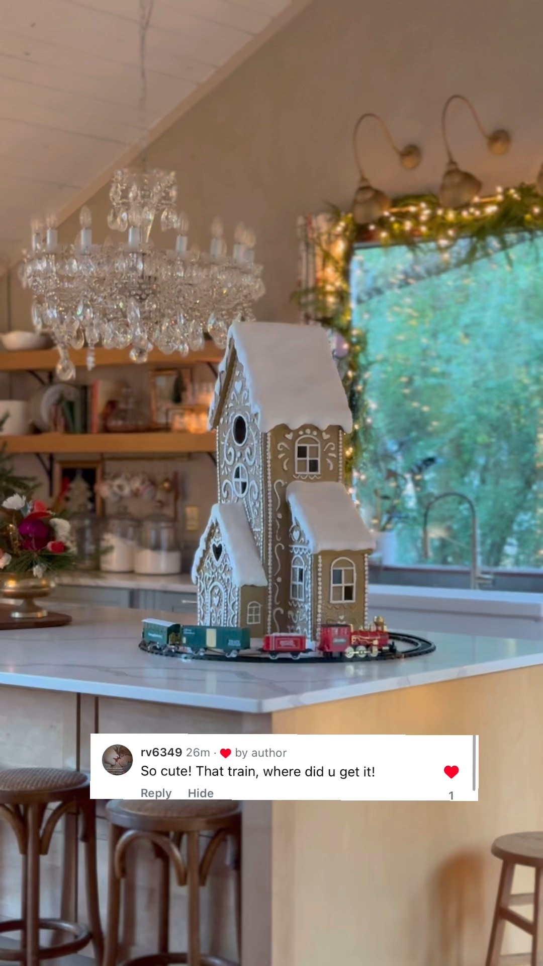 Christmas train! 🚂 

#LTKSeasonal #LTKHoliday #LTKHome