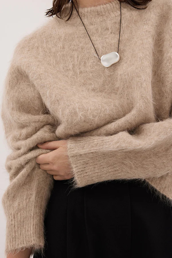 SALMA OAT TUCK SLEEVE JUMPER | DISSH