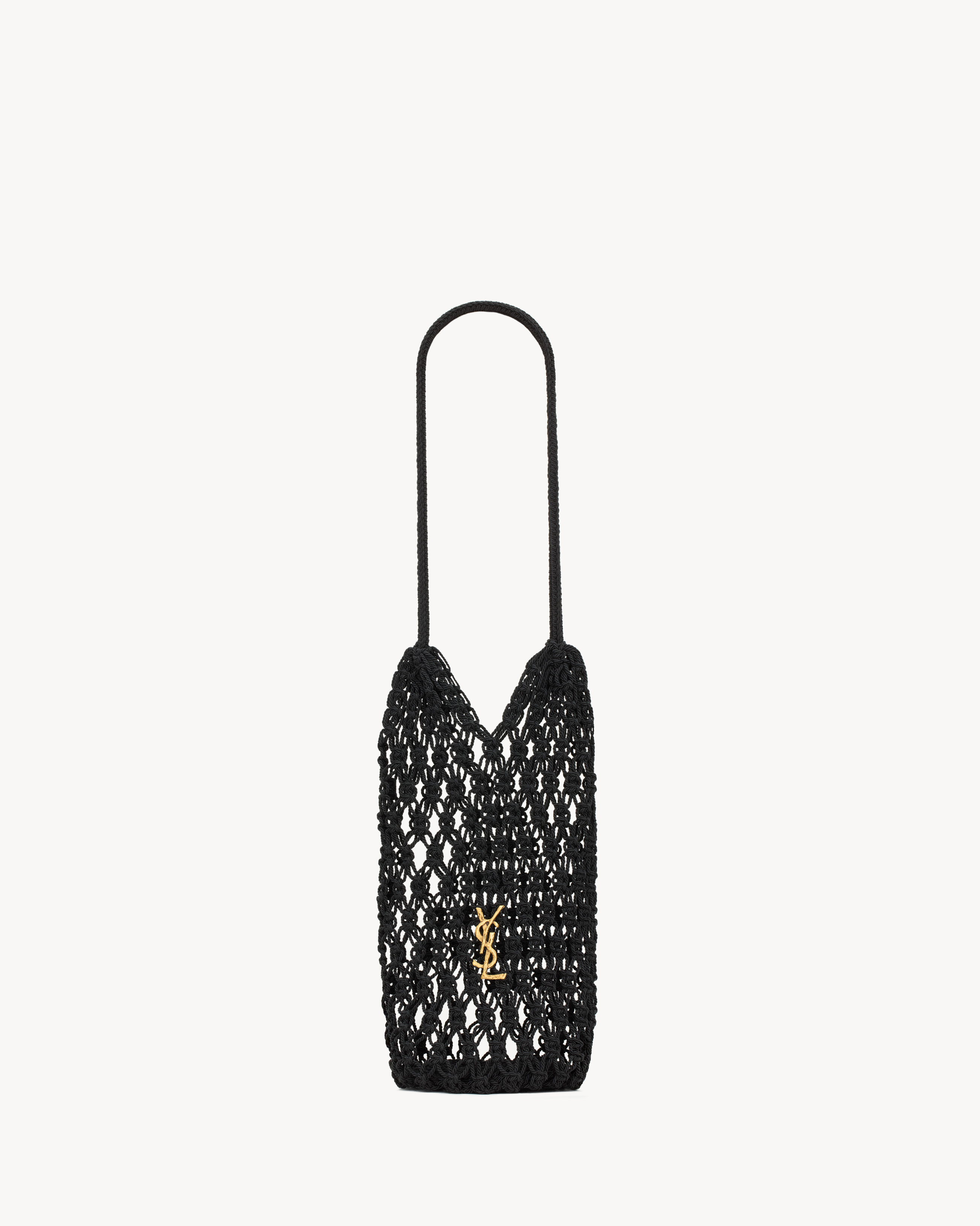 CASSANDRE large tote in crochet in Black | Saint Laurent | YSL US | Saint Laurent Inc. (Global)