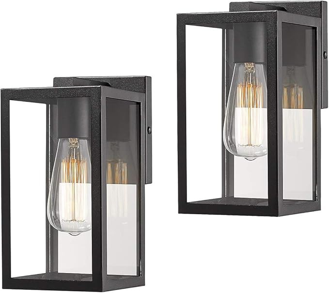 Bestshared Exterior Wall Light, Outdoor Wall Mount Lighting, 1-Light Outdoor Wall Sconce, Wall La... | Amazon (US)