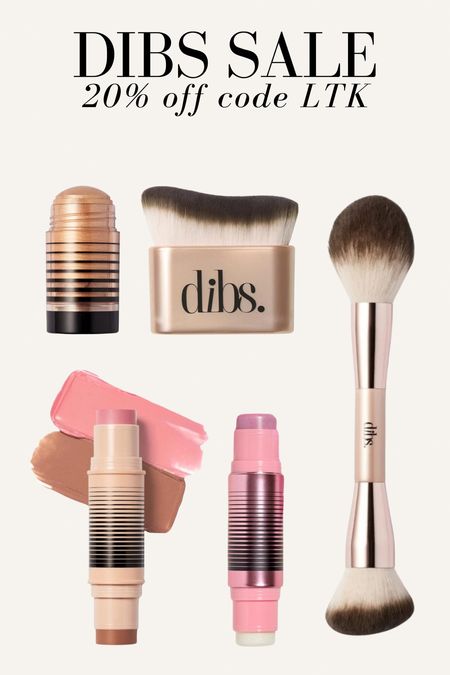 DIBS beauty sale! Use code LTK for 20% off

Beauty faves, makeup, makeup brush, blush, bronzer, highlighter 

#LTKBeauty #LTKSaleAlert