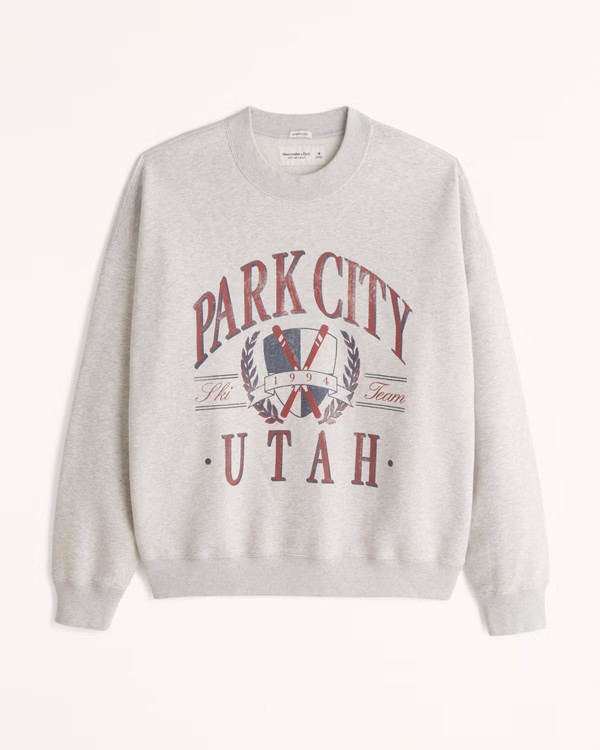 Men's Ski Graphic Crew Sweatshirt | Men's New Arrivals | Abercrombie.com | Abercrombie & Fitch (US)